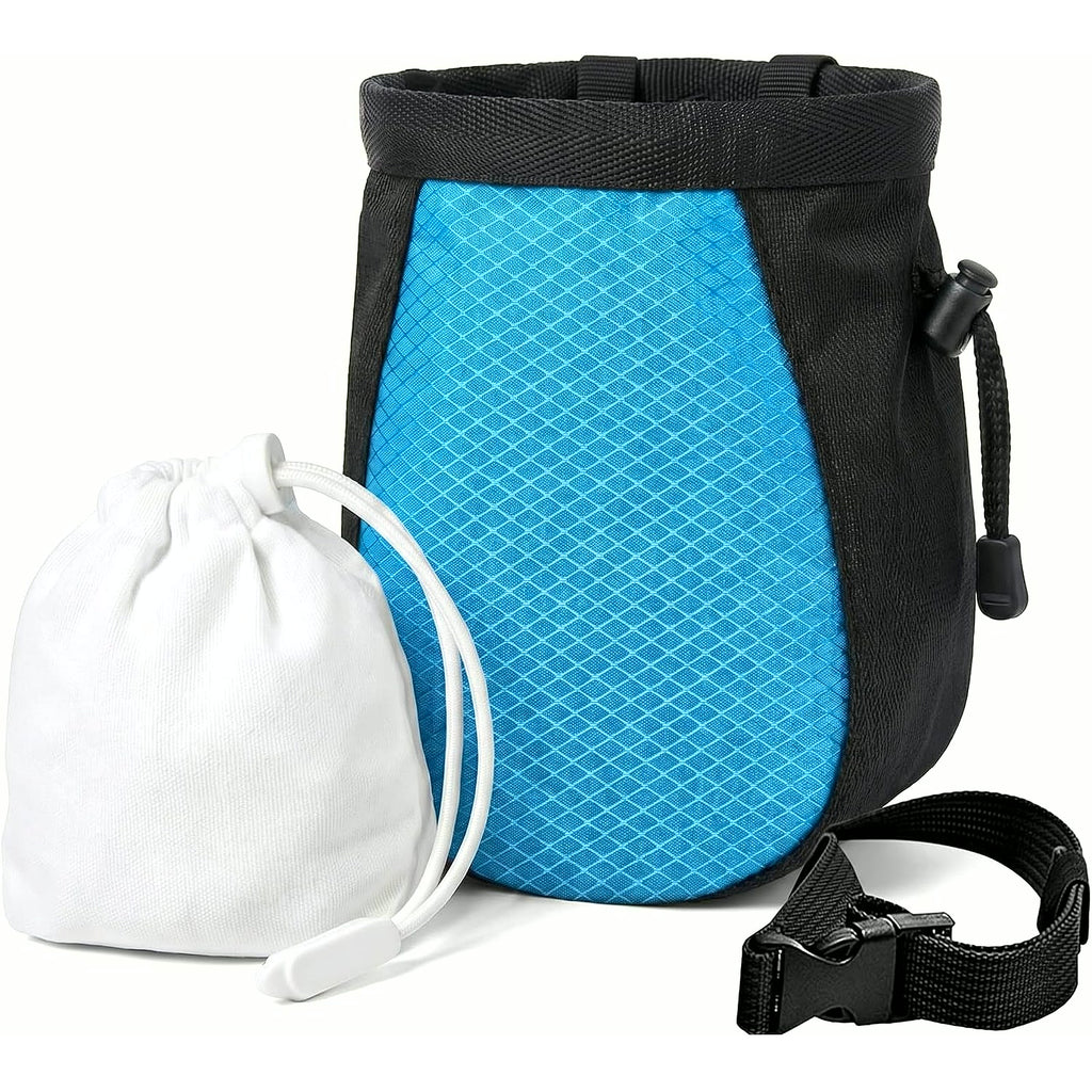 Climbing Chalk Bag for Rock Climbing - with Chalk Ball - Adjustable Black Chalk Bag Bouldering for Rock Climbing Equipment