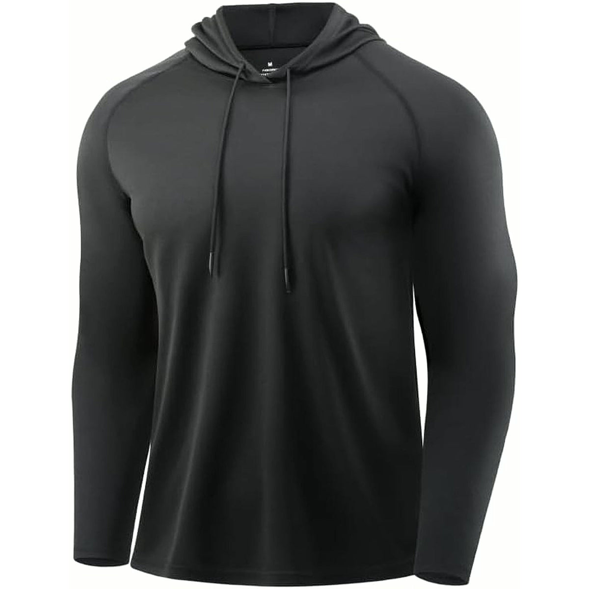 Mens Quick Dry Hoodies Long Sleeve Workout Athletic Gym Hooded Shirts
