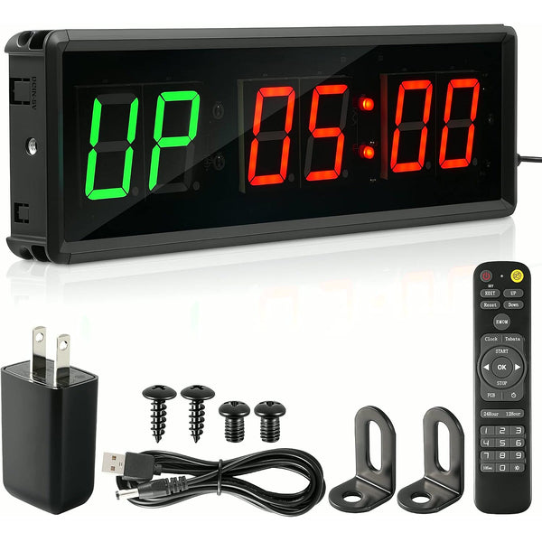 PrimeBuild™ Digital Gym Timer – Interval Workout Clock