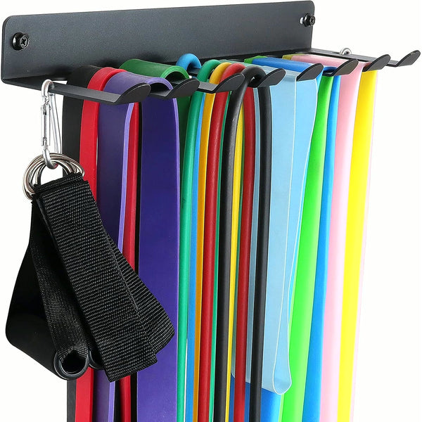 PrimeBuild™ Wall Mount Gym Storage Rack – Heavy-Duty Equipment Organizer
