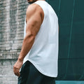 Summer Marathon Quick Dry Sports Tank Top Men'S Sleeveless Tank Top Running Training Basketball Loose Fit Tank Top