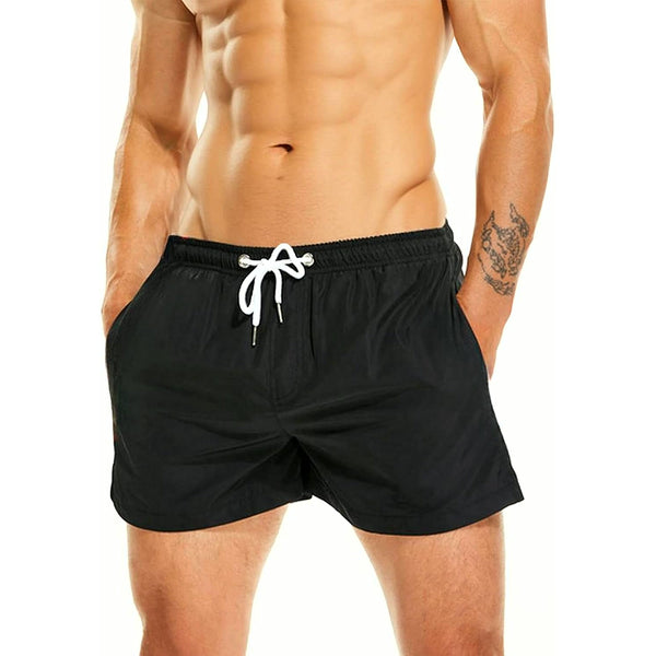 PrimeBuild™ Men's Quick-Dry Swim Trunks – 5-Inch Beach Shorts