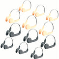 12 Pieces Swimming Nose Plug Metal Swim Nose Clip for Adult Training Swimming Beginners
