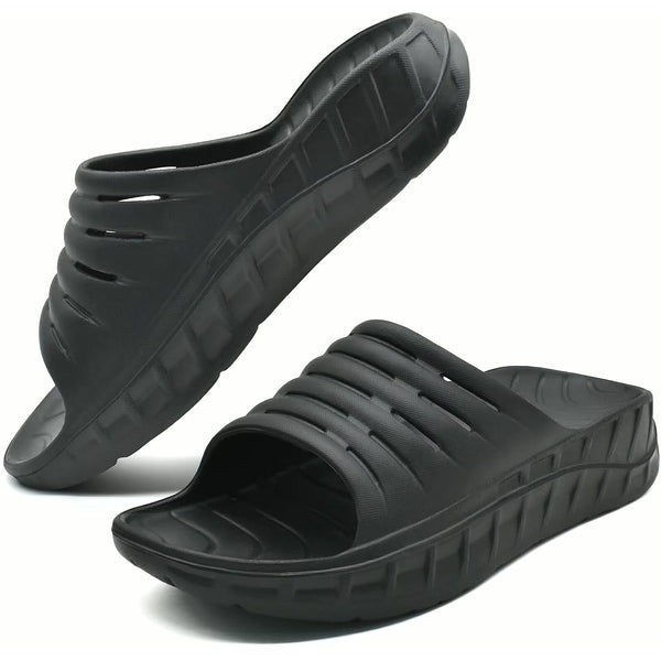 PrimeBuild™ Men's Recovery Slides – Cushioned Sport Sandals
