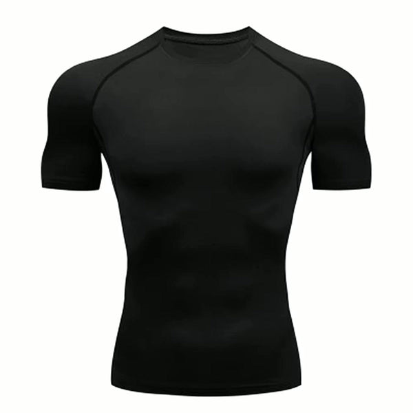 PrimeBuild™ Men's Compression Performance Shirt – Quick-Dry Training Tee