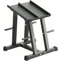 Adjustable Dumbbell Rack with Plate Storage, 500 Lb Capacity | Dumbbell Stand, Space-Saving, Storage Organizer, Stable for Dumbbells, Heavy Duty Column Stand