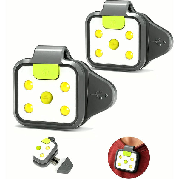 PrimeBuild™ Clip-On Running Light – Rechargeable Hat Light