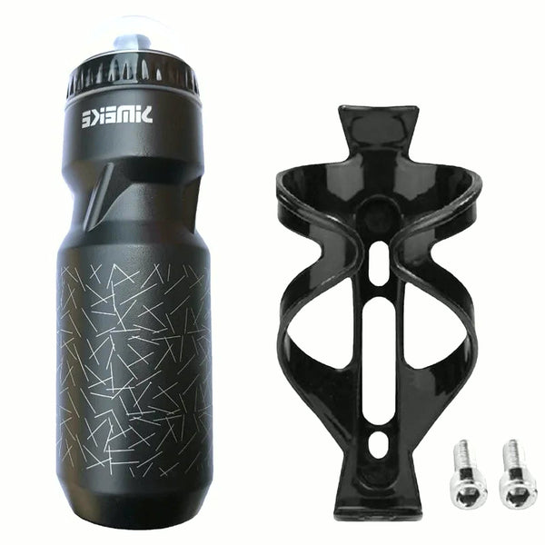 PrimeBuild™ Bike Bottle Cage – 750 ml Water Bottle Included