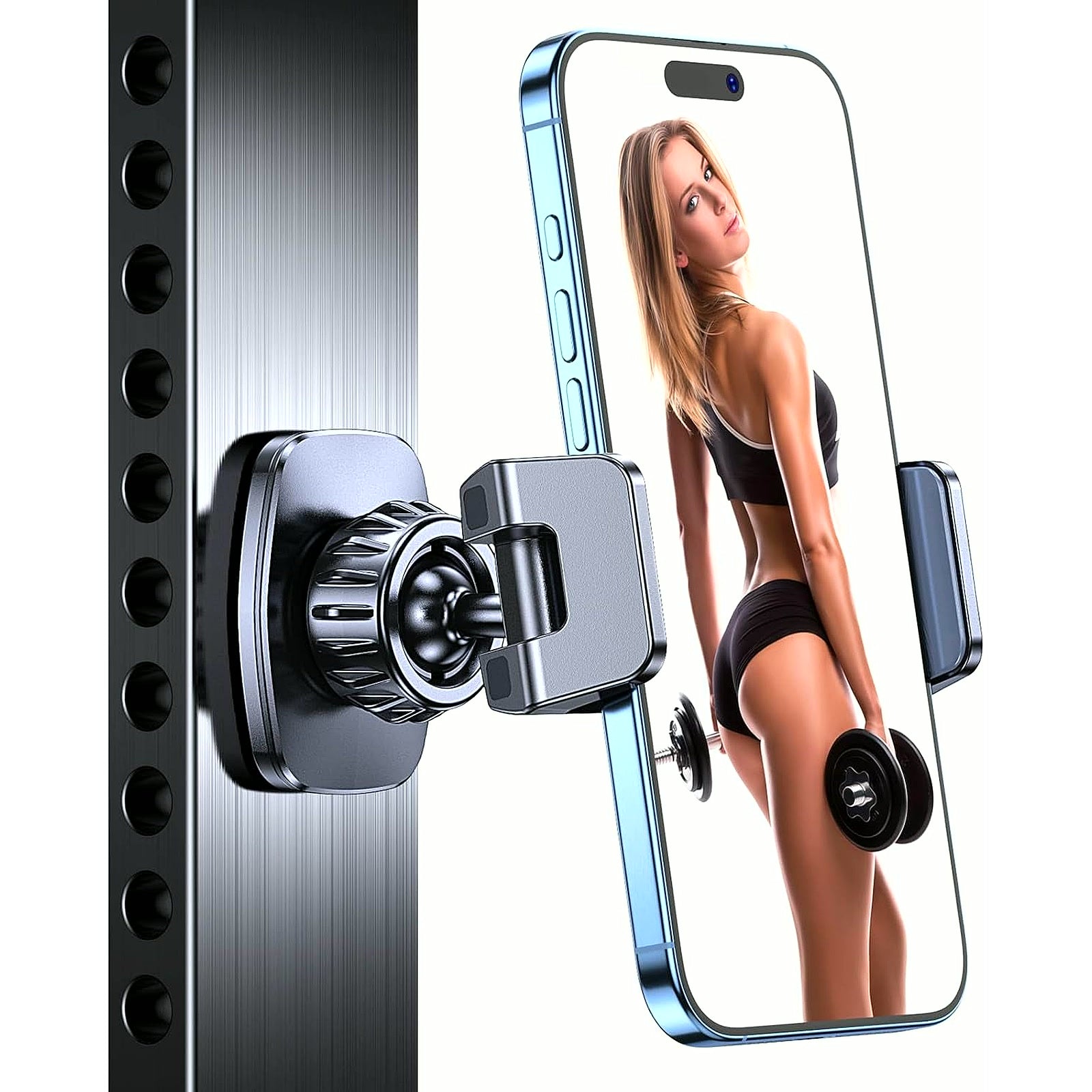 PrimeBuild Magnetic Gym Phone Holder, product view 1