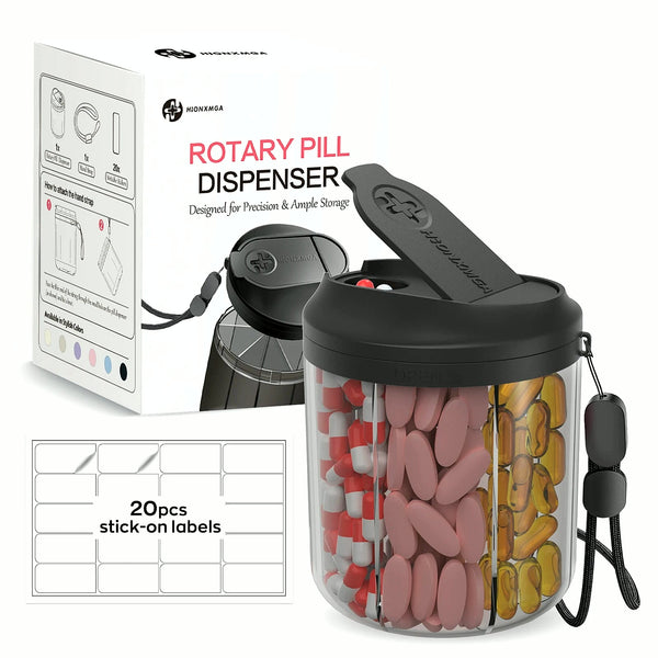 PrimeBuild™ Weekly Supplement Organizer – 7-Day Travel Pill Case