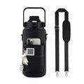 PrimeBuild 2L Motivational Water Bottle with Straw & Sleeve, product view 1