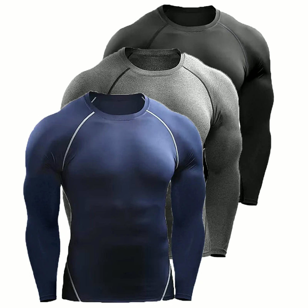 PrimeBuild Men's Long Sleeve Compression Shirt, product view 2