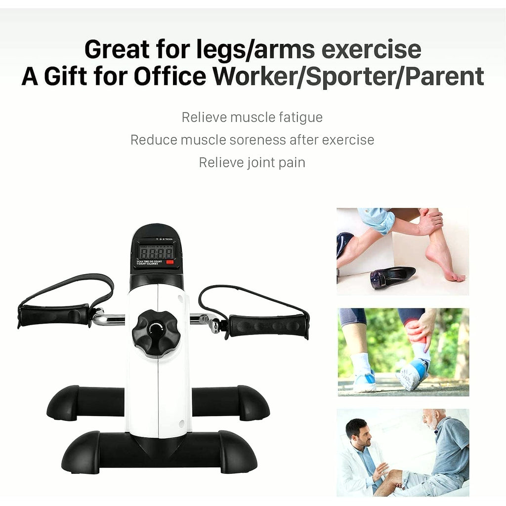 Mini Exercise Bike,  under Desk Bike Pedal Exerciser, Peddler Exerciser