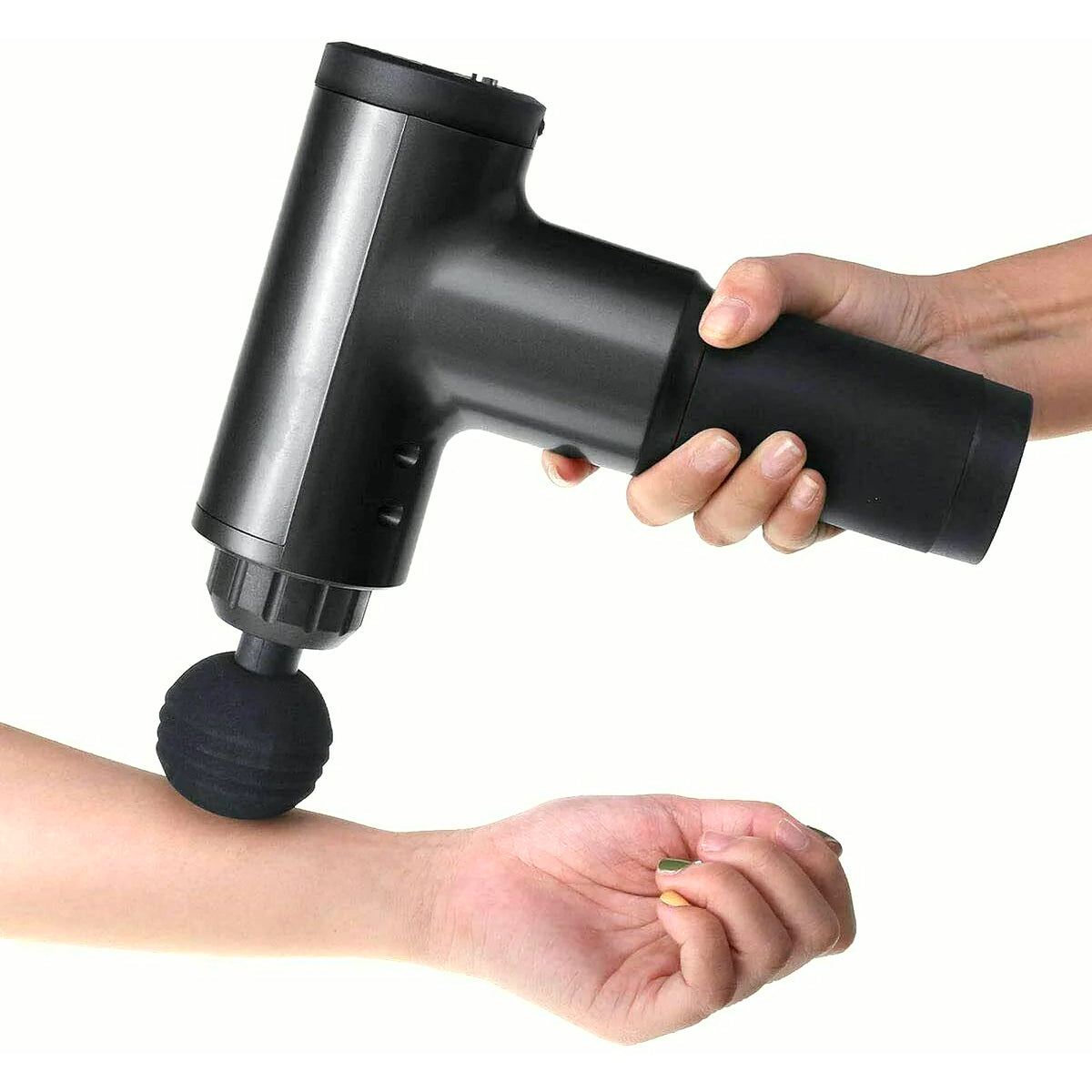 Massage Gun Percussion Massager Deep Tissue Muscle Vibrating Relaxing + 4 Heads