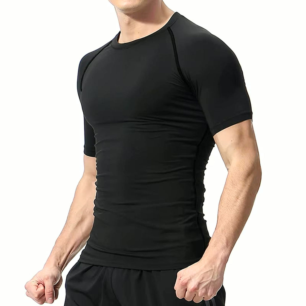 PrimeBuild Men's Compression Performance Shirt, product view 2