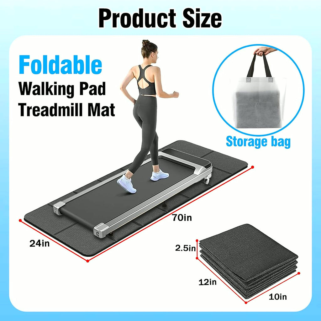 PrimeBuild Foldable Treadmill Mat, product view 2