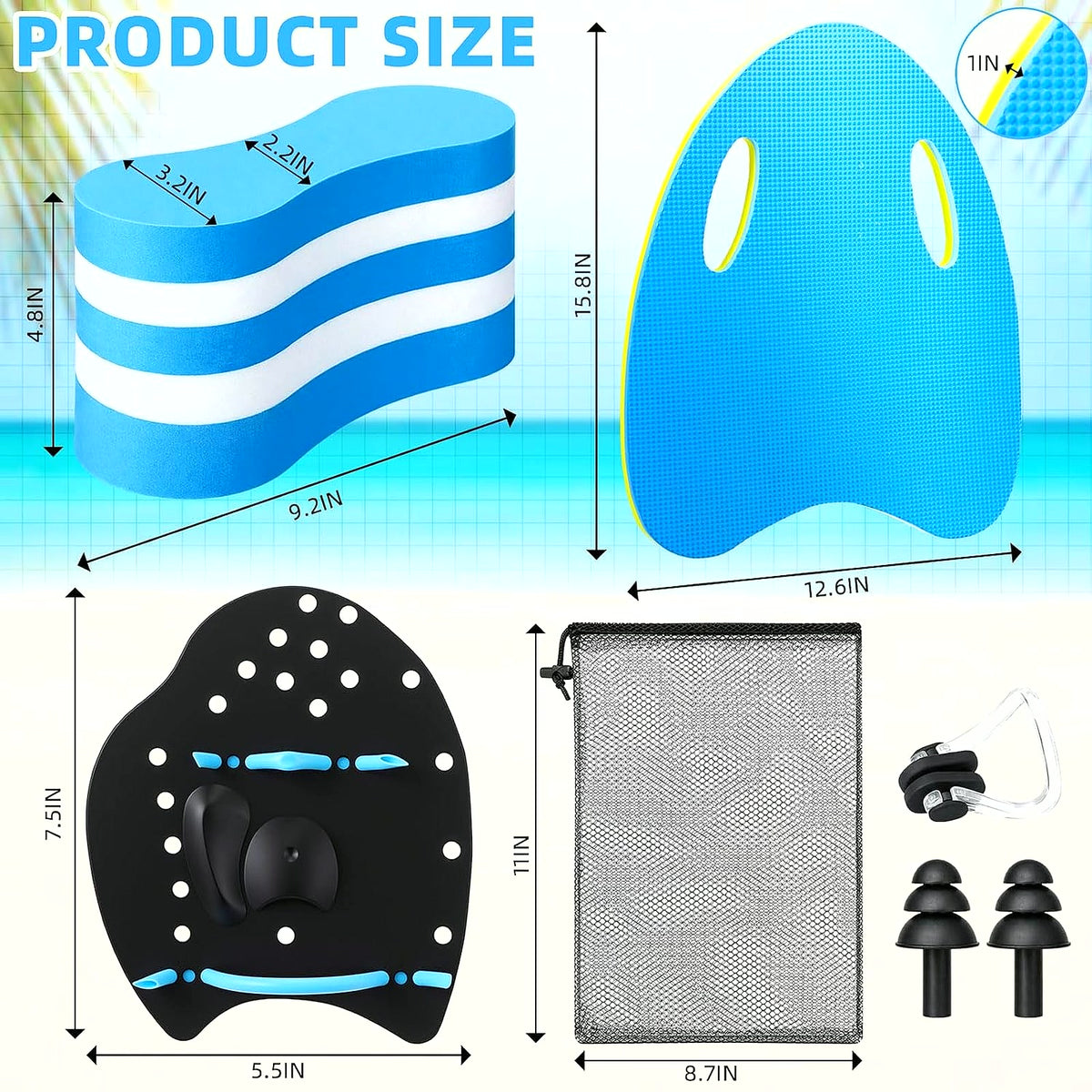 PrimeBuild Complete Swim Training Kit, product view 2