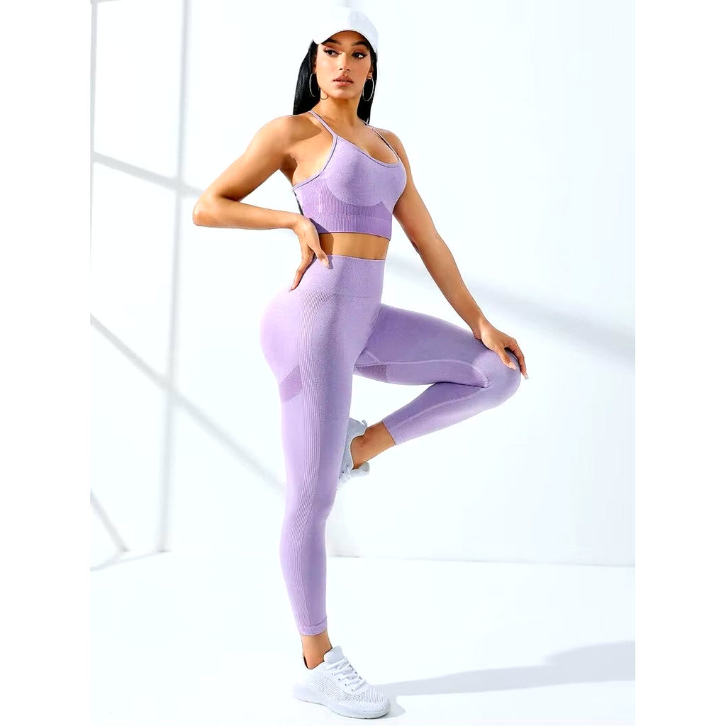 PrimeBuild Women's Seamless Yoga Set, product view 2