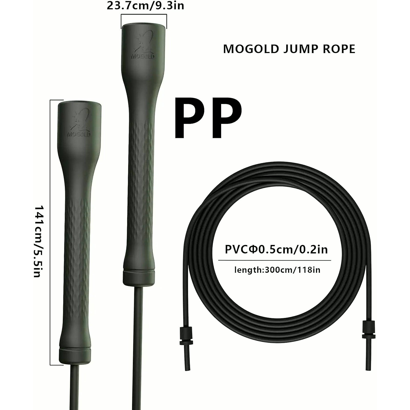 PrimeBuild Adjustable Speed Jump Rope, product view 2