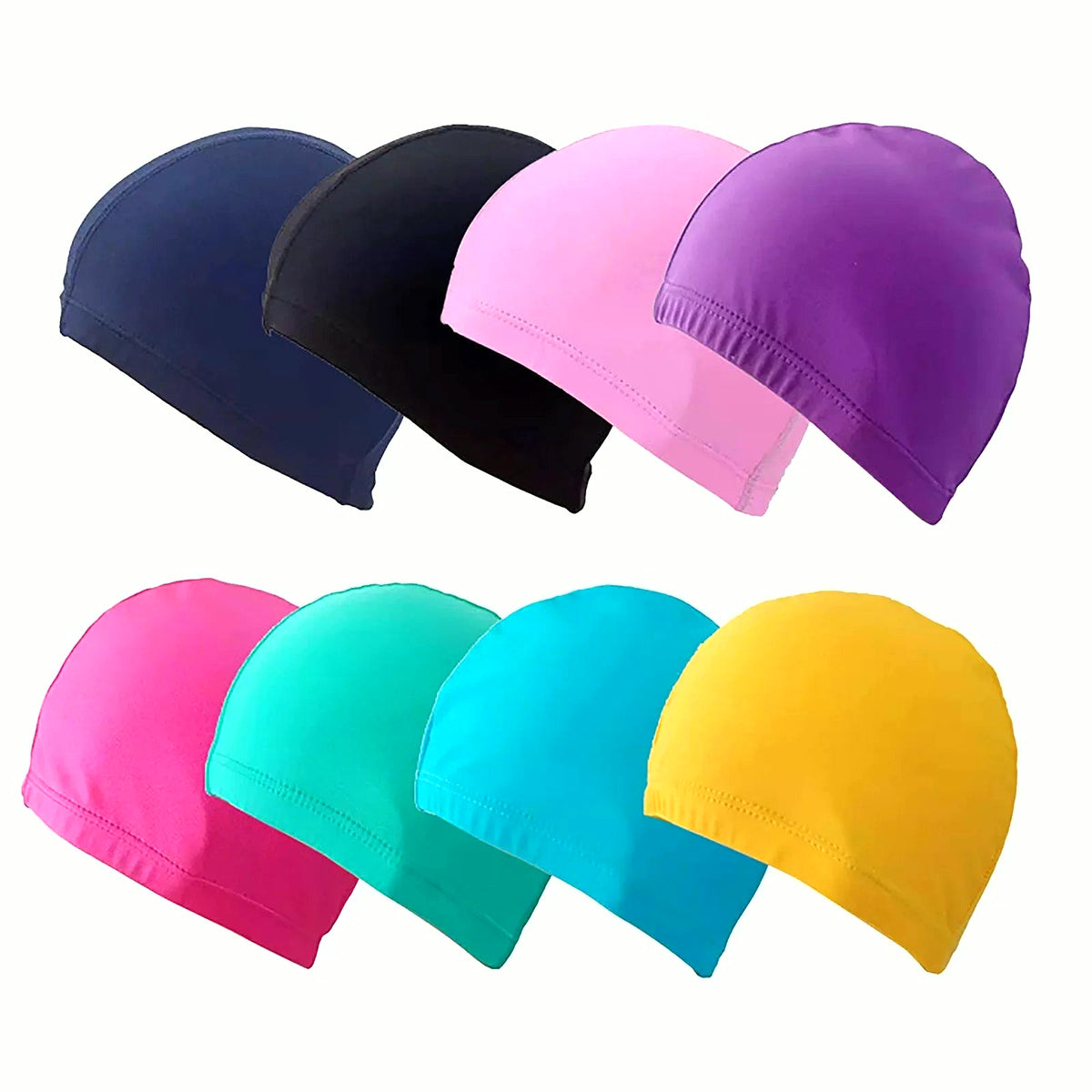 Swimming Cap Elastic Nylon Ear Guards Long Hair Pool Cap Slim Swimming Cap Swimming Accessories