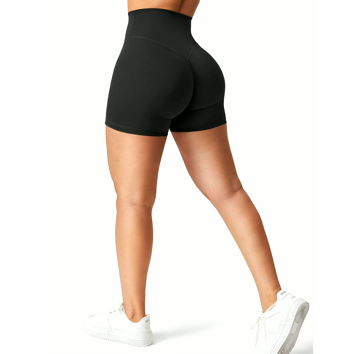Softhue Women'S Biker Shorts 3.6" /4.5" / 6" Workout Gym Shorts High Waist Tummy Control Hidden Scrunch Running Yoga