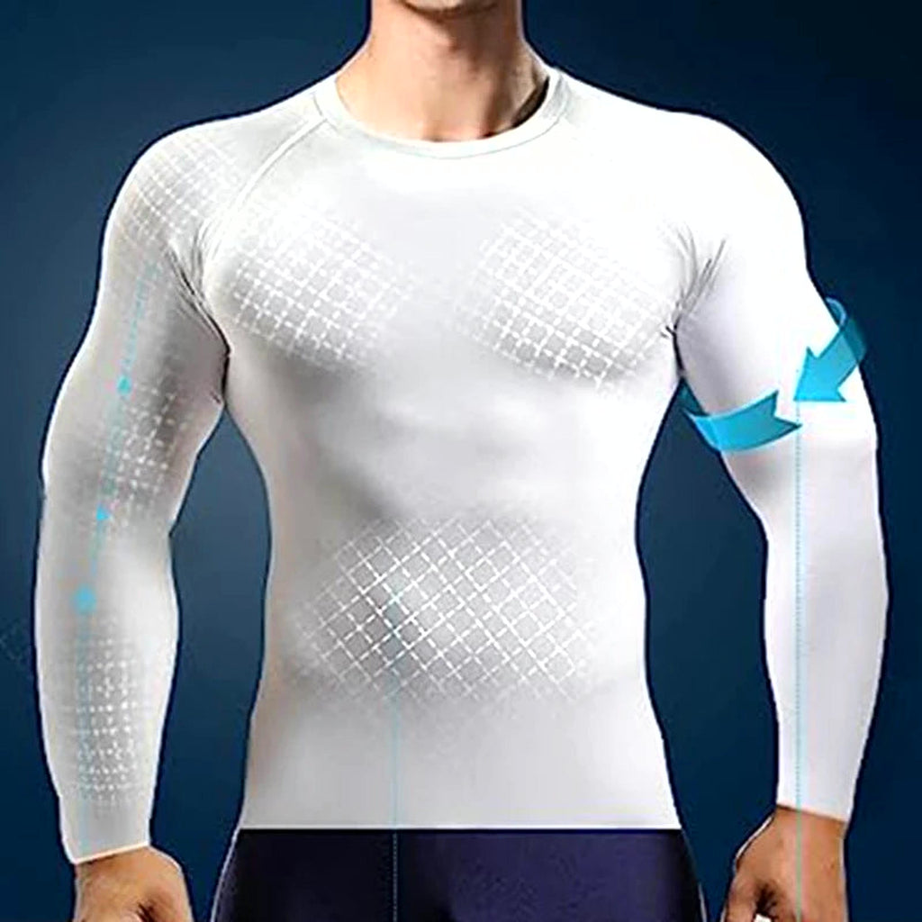 PrimeBuild Men's Long Sleeve Performance Shirt, product view 2