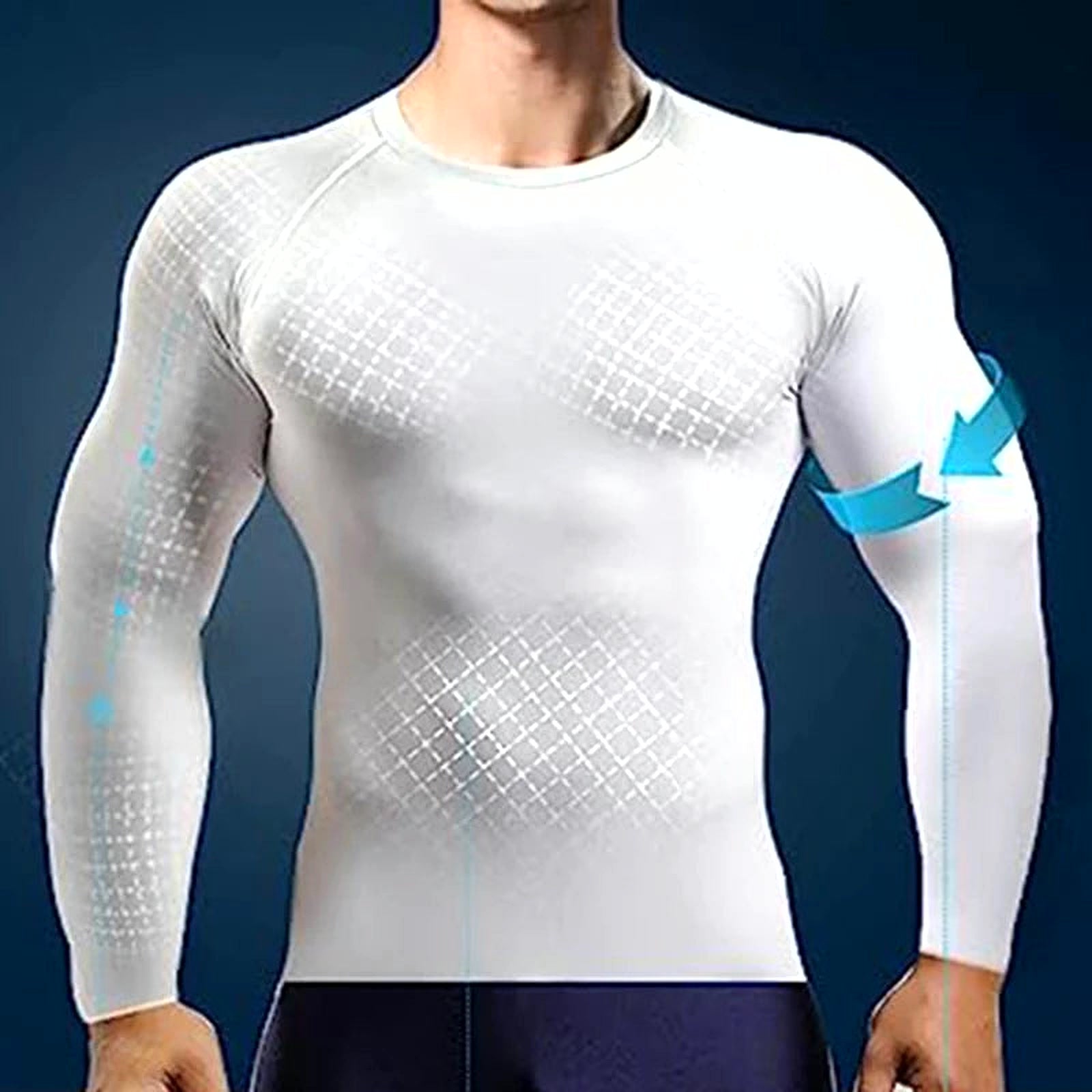 PrimeBuild Men's Long Sleeve Performance Shirt, product view 2