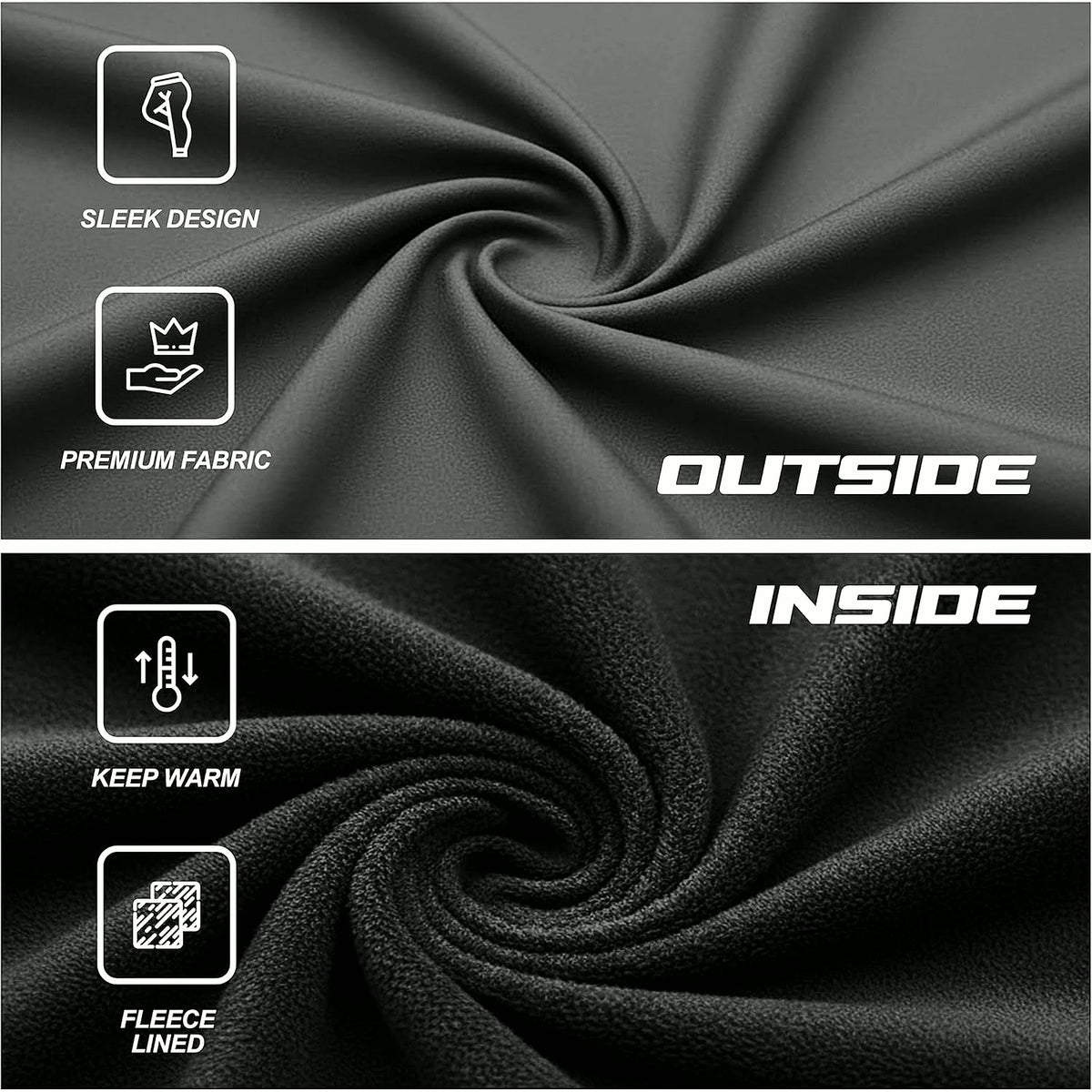 Lightweight Brushed Fleece Lined Leggings Women 2 Pk High Waisted Compression Womens Leggings with Pockets