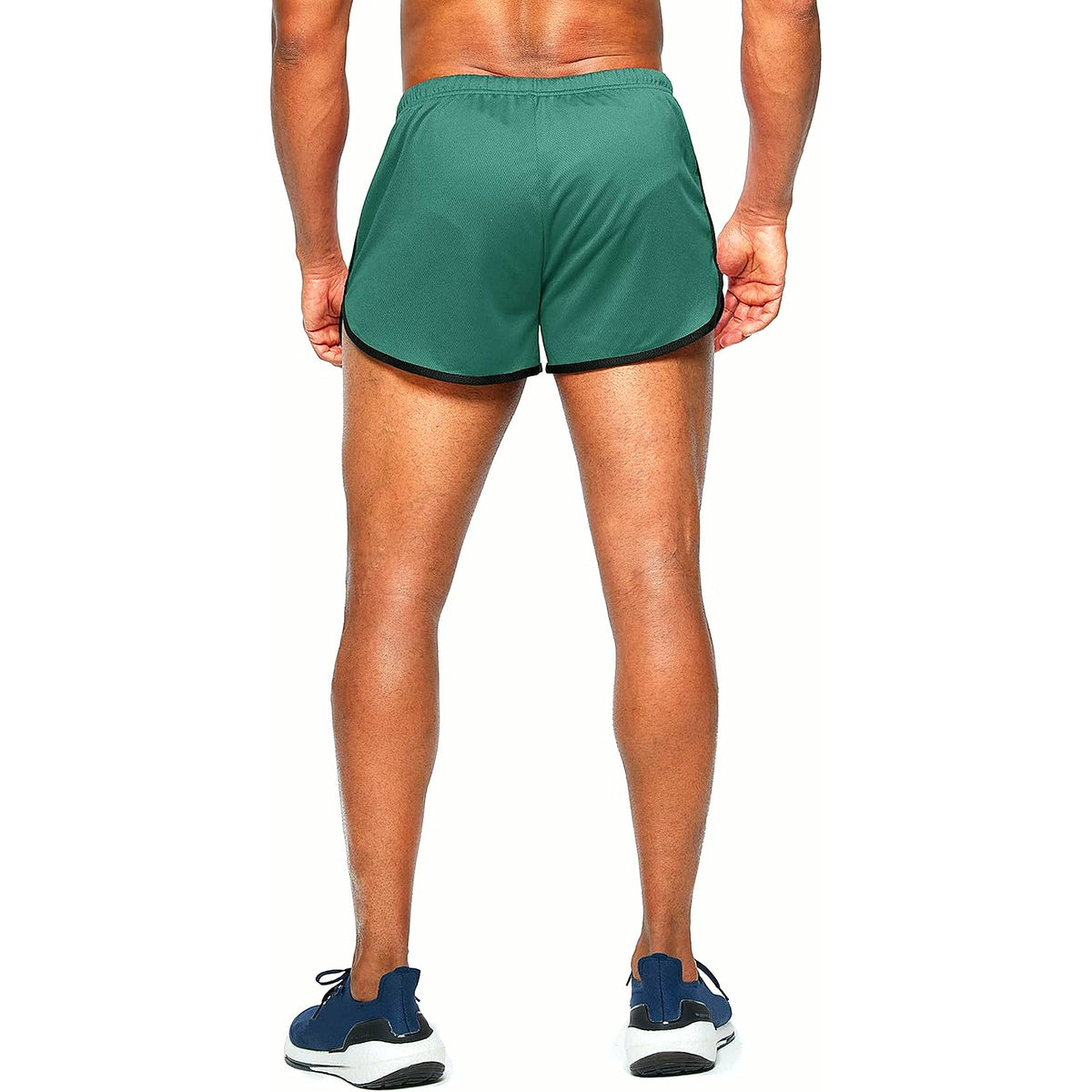Men'S Running Shorts 3 Inch Quick Dry Gym Athletic Jogging Shorts with Zipper Pockets