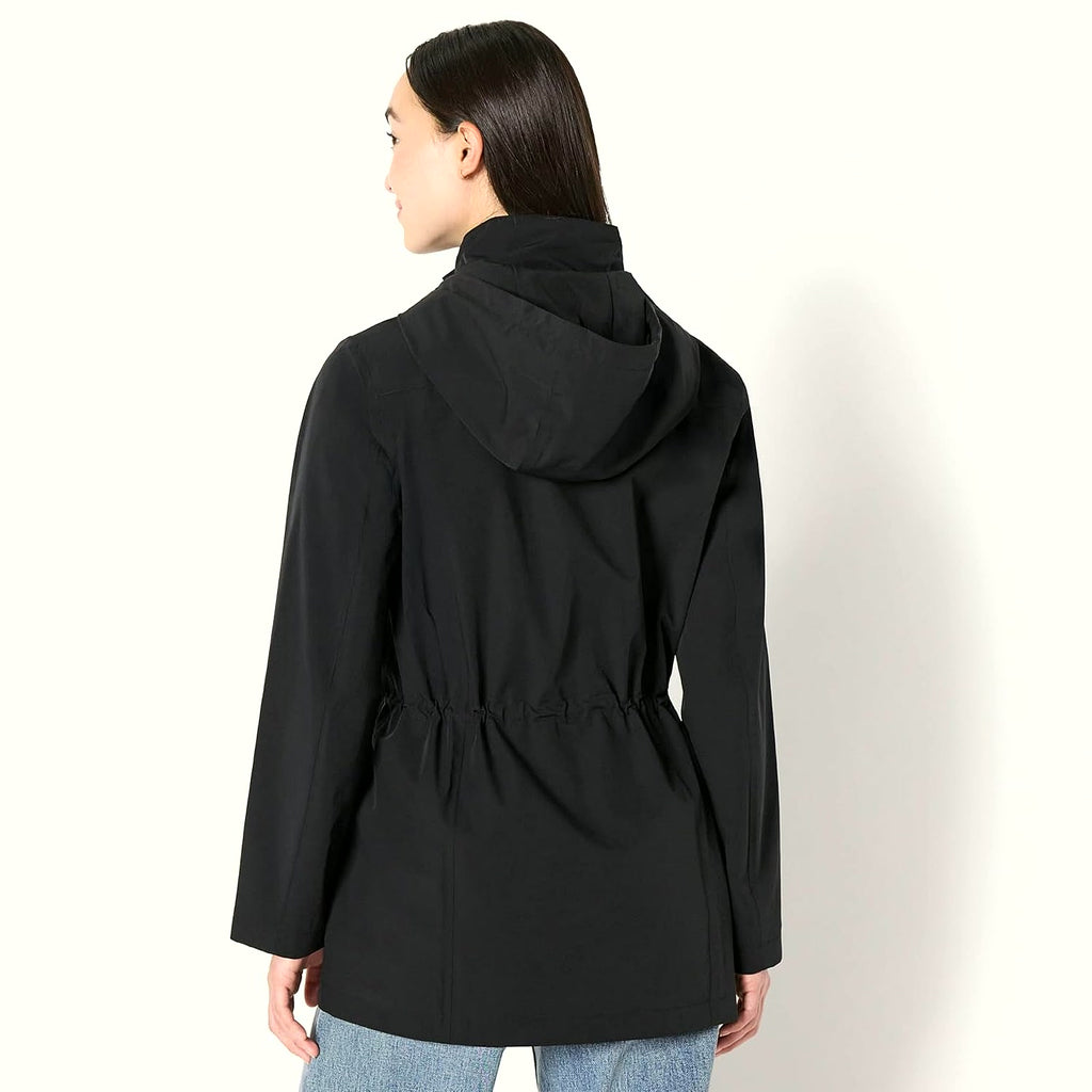 Women'S Lightweight Waterproof Hooded Rain Jacket