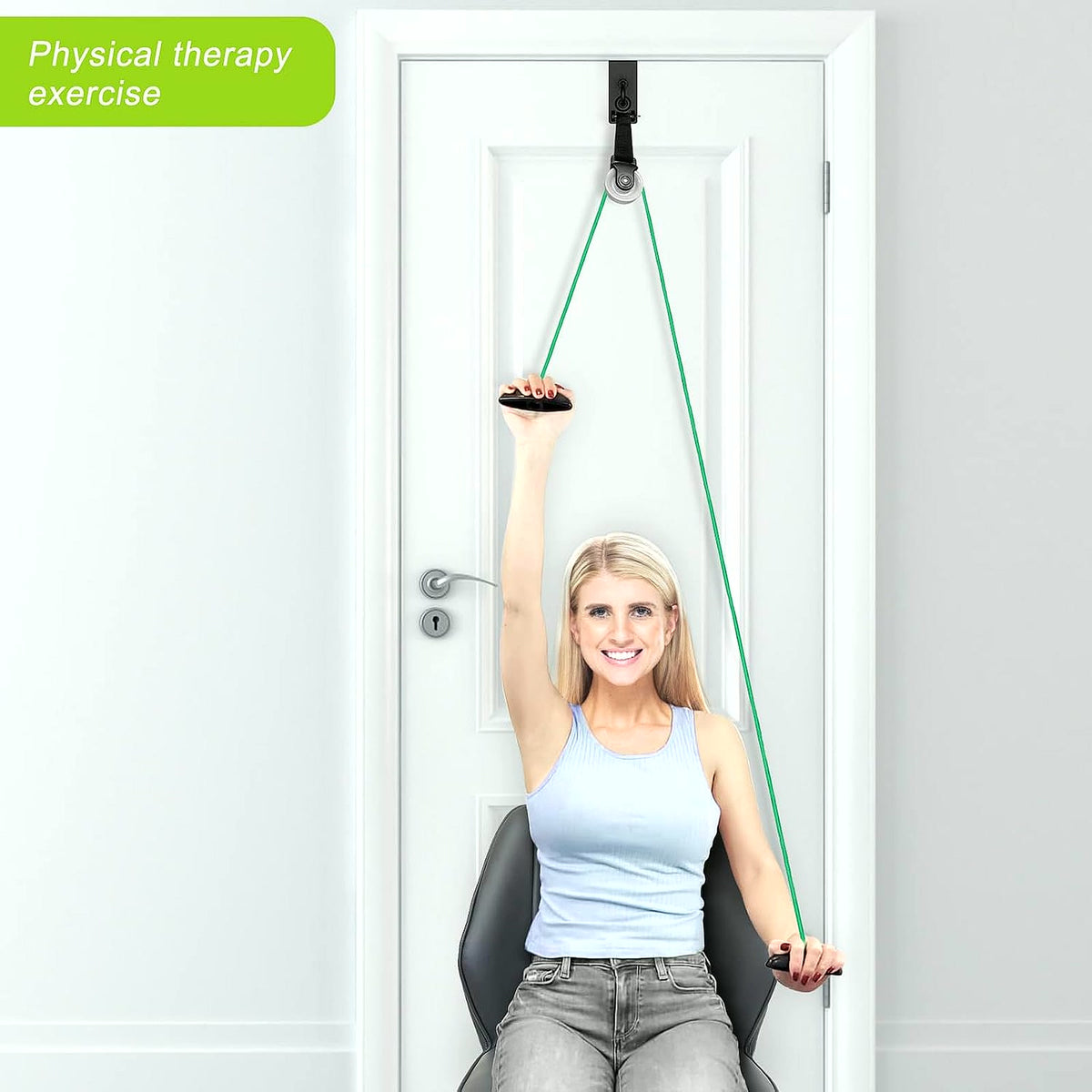 PrimeBuild Heavy-Duty Door Anchor Pulley, product view 3