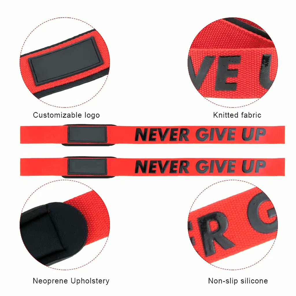 PrimeBuild Weight Lifting Wrist Straps, product view 3
