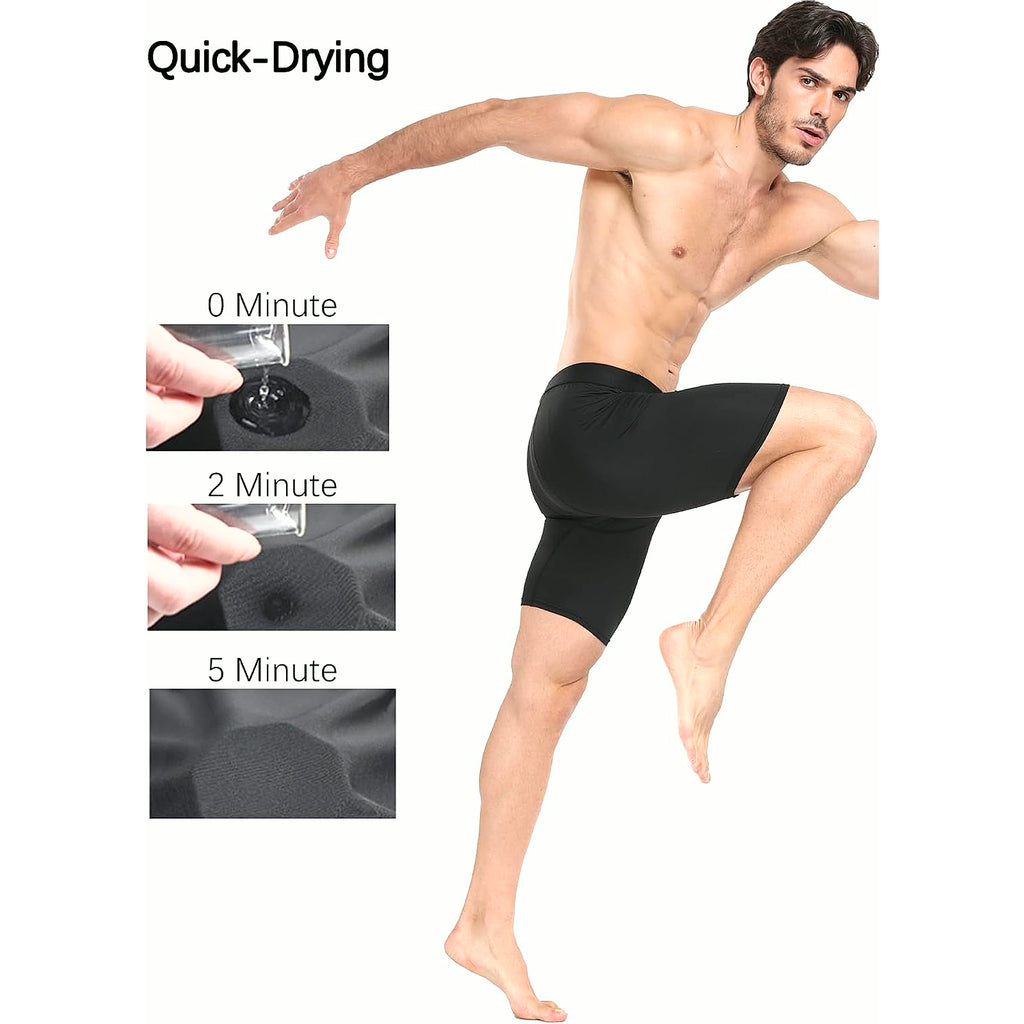 Compression Shorts Men Performance Sports Workout Athletic Running Underwear Shorts Spandex