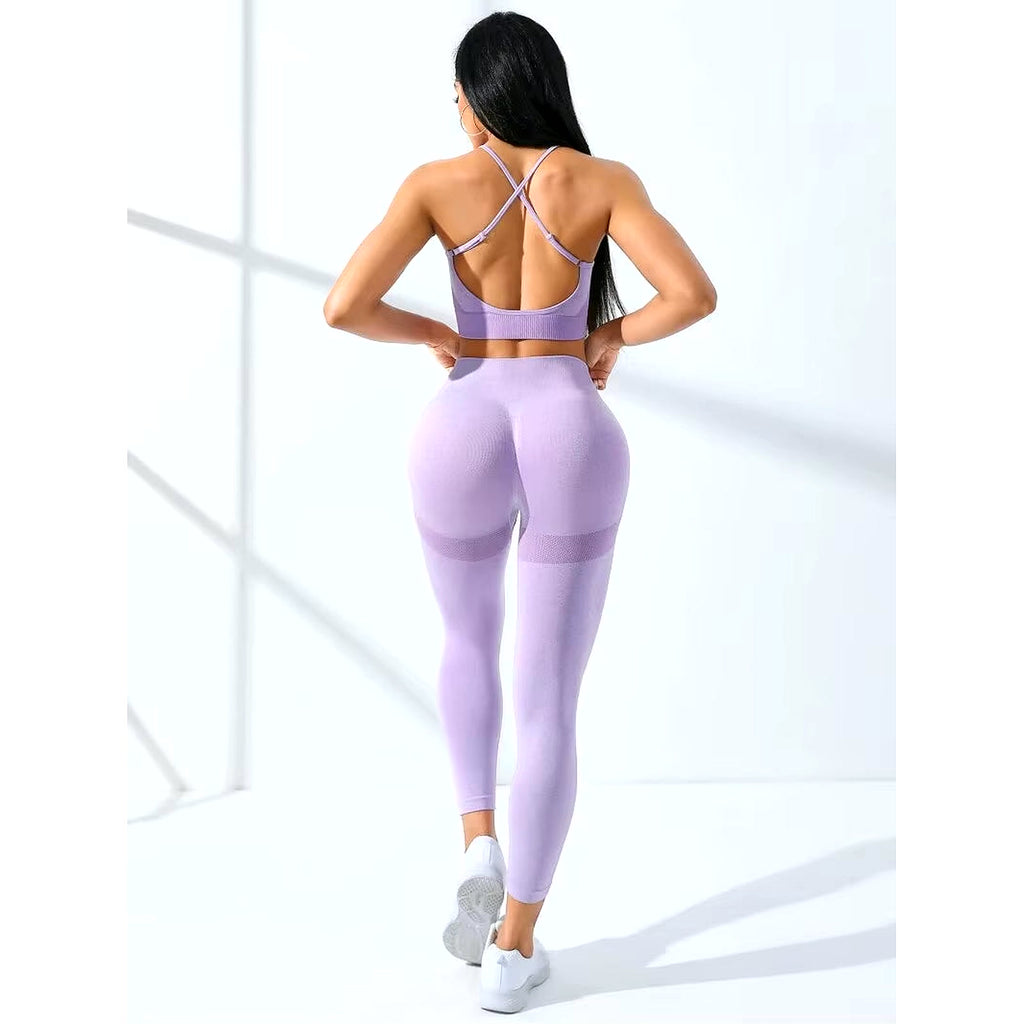 PrimeBuild Women's Seamless Yoga Set, product view 3