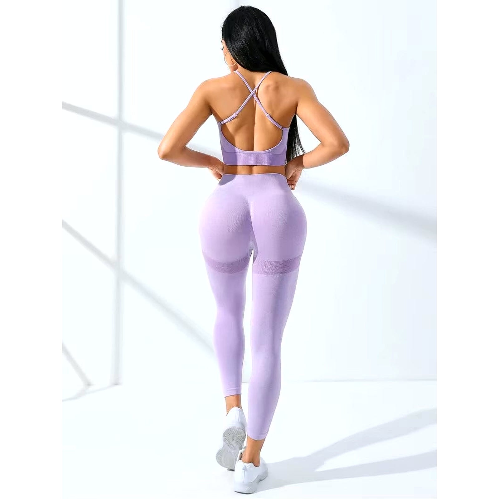 PrimeBuild Women's Seamless Yoga Set, product view 3
