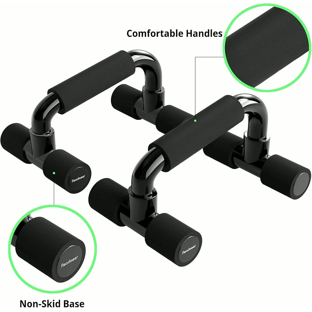 Push up Bars Gym Exercise Equipment Fitness 1 Pair Pushup Handles with Cushioned Foam Grip and Non-Slip Sturdy Structure Push up Bars for Men & Women