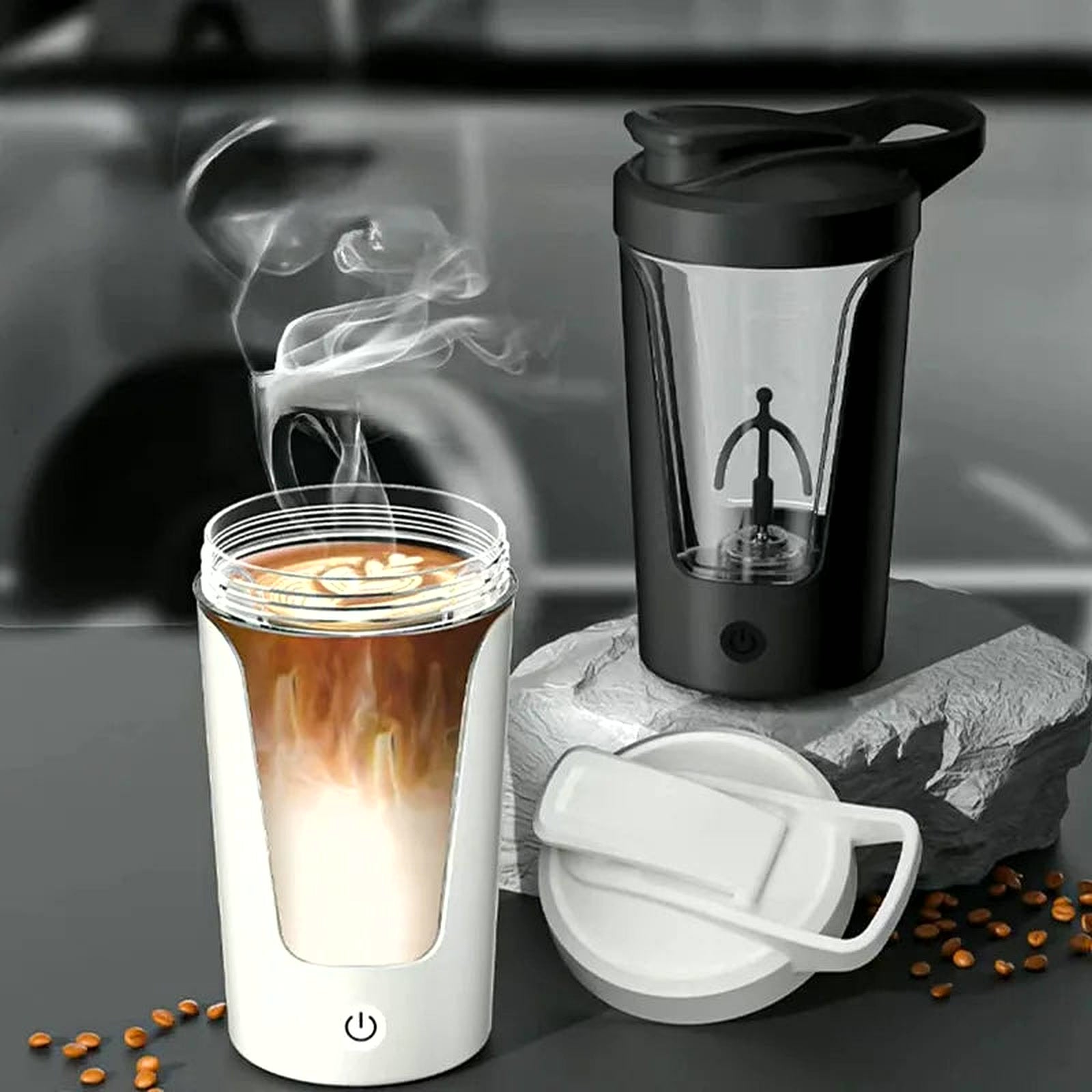 PrimeBuild Electric Protein Shaker Bottle, product view 3