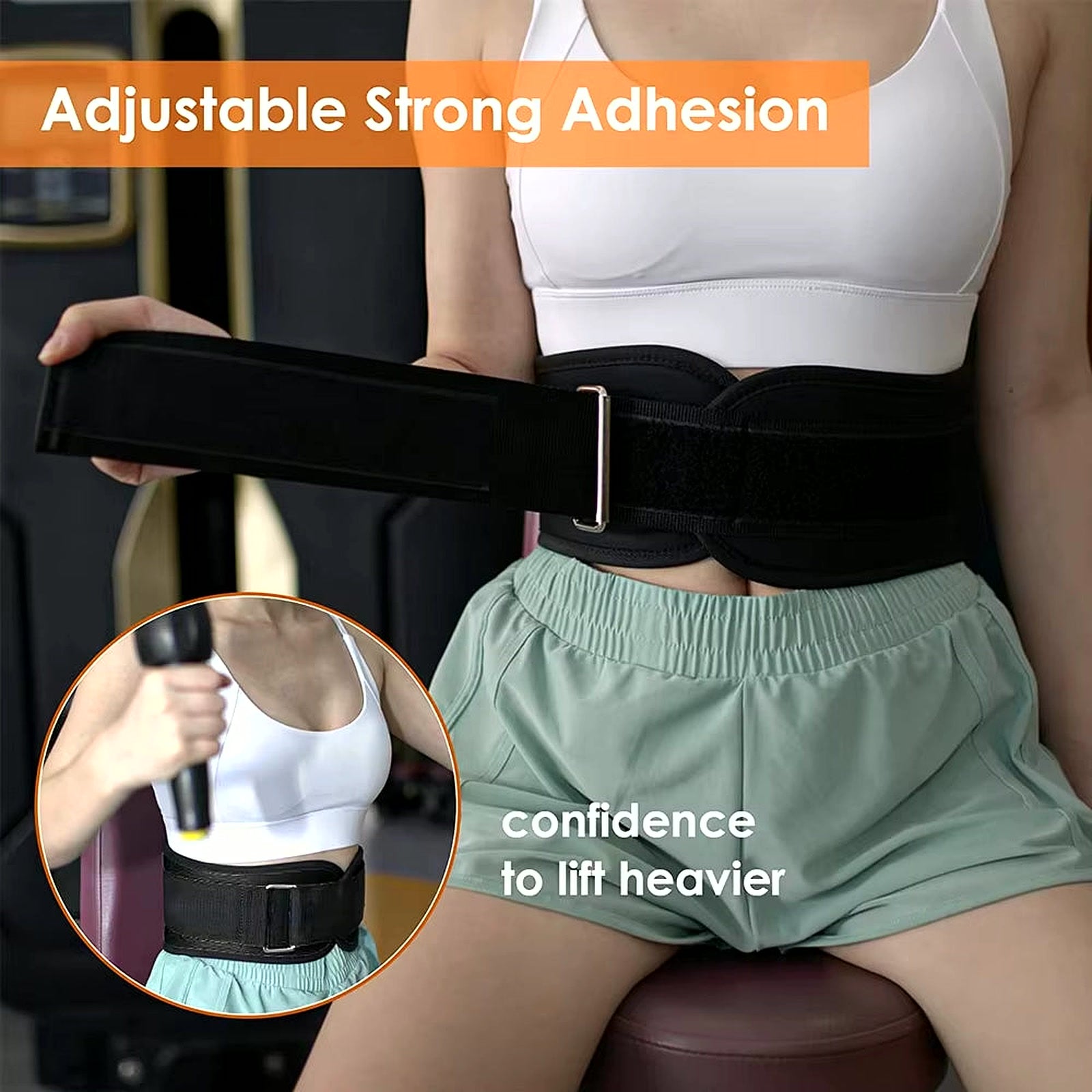 PrimeBuild Adjustable Weight Lifting Belt, product view 4