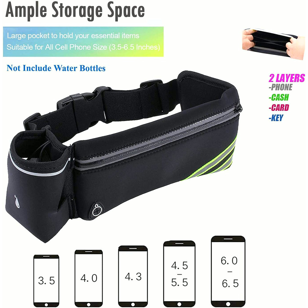 PrimeBuild Hydration Running Belt, product view 4