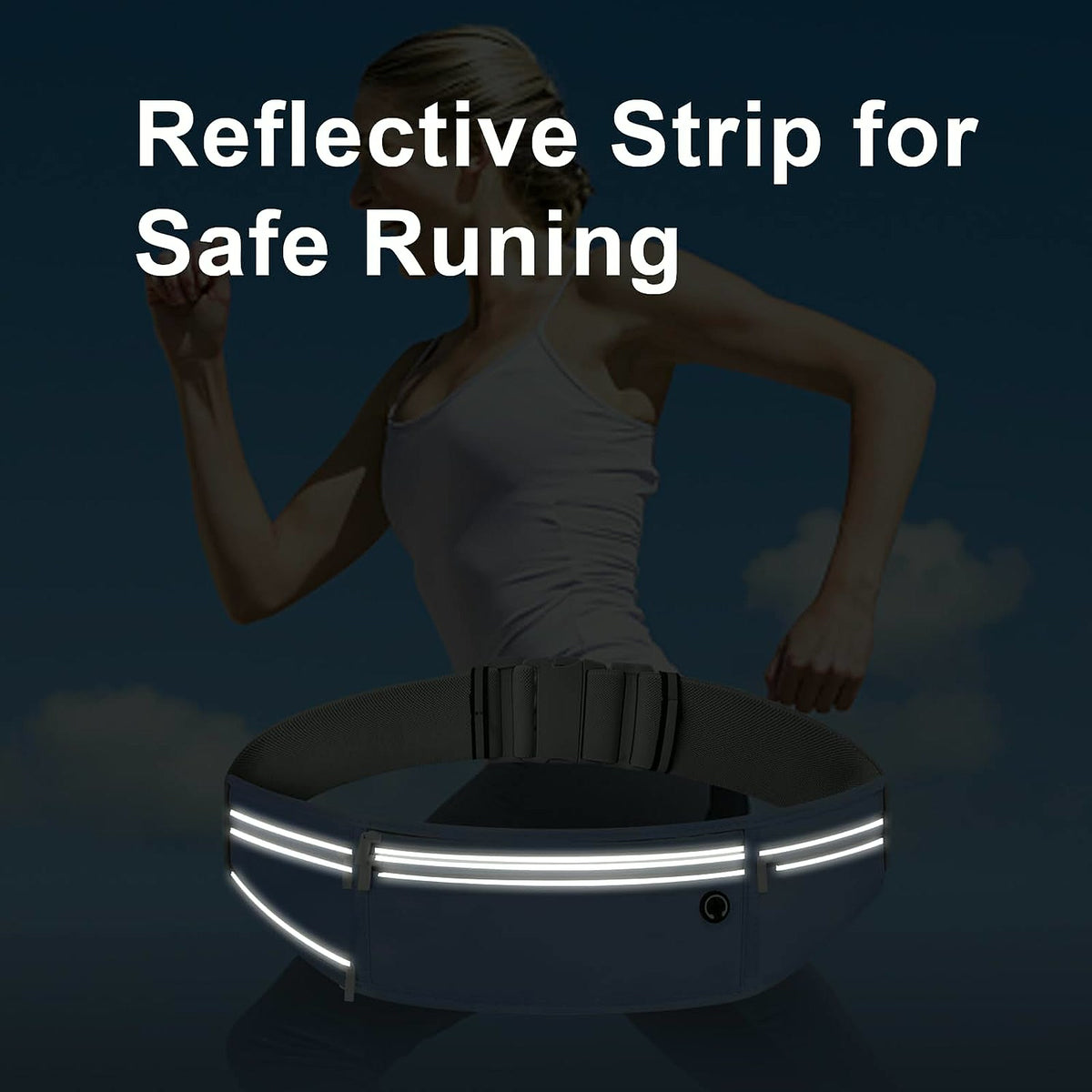 PrimeBuild Slim Running Belt, product view 4