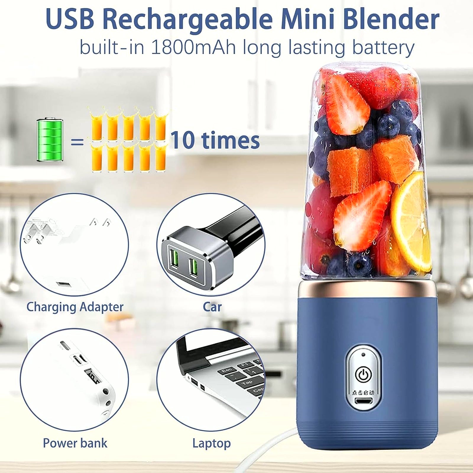 PrimeBuild Portable Blender, product view 4