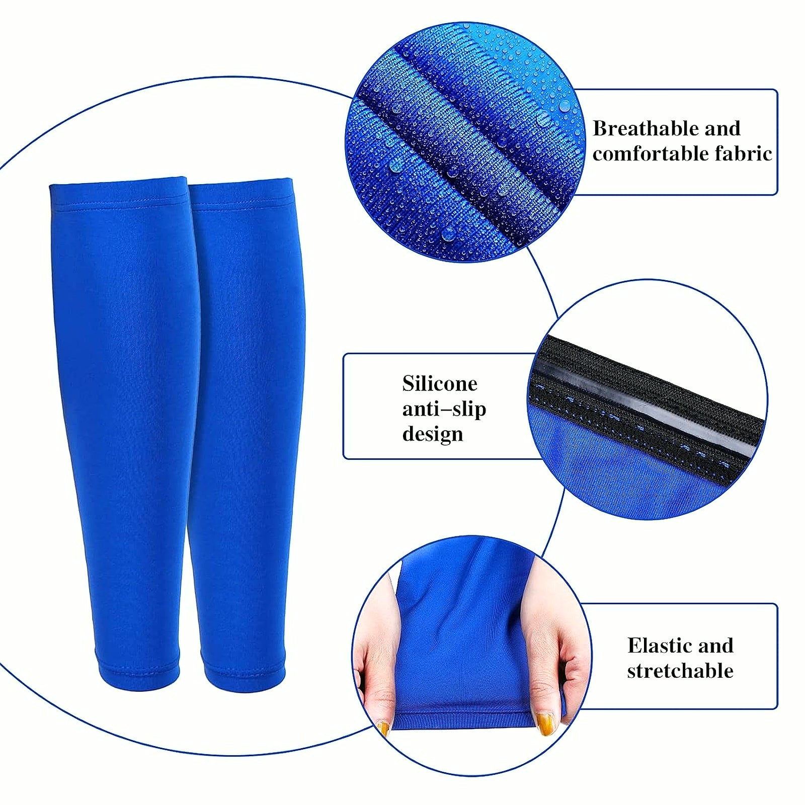 PrimeBuild Calf Compression Sleeves, product view 4
