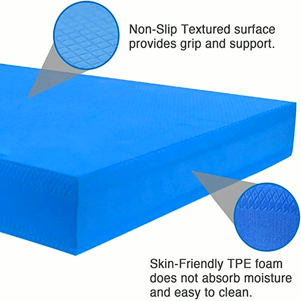 Yoga Mat Soft Balance Pad Foam Exercise Pad Non-Slip Balance Cushion Pilates Balance Board for Fitness Training Body Building