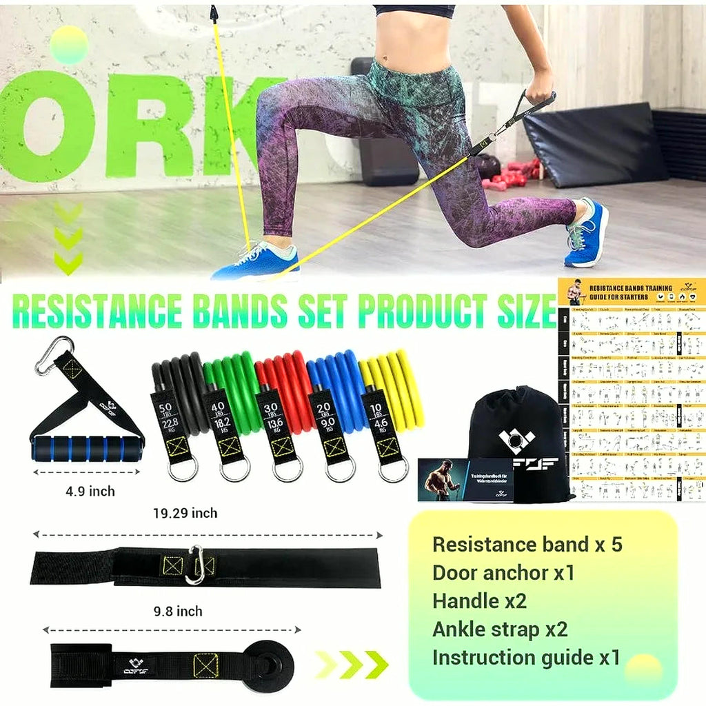 PrimeBuild Resistance Bands Training Set, product view 4