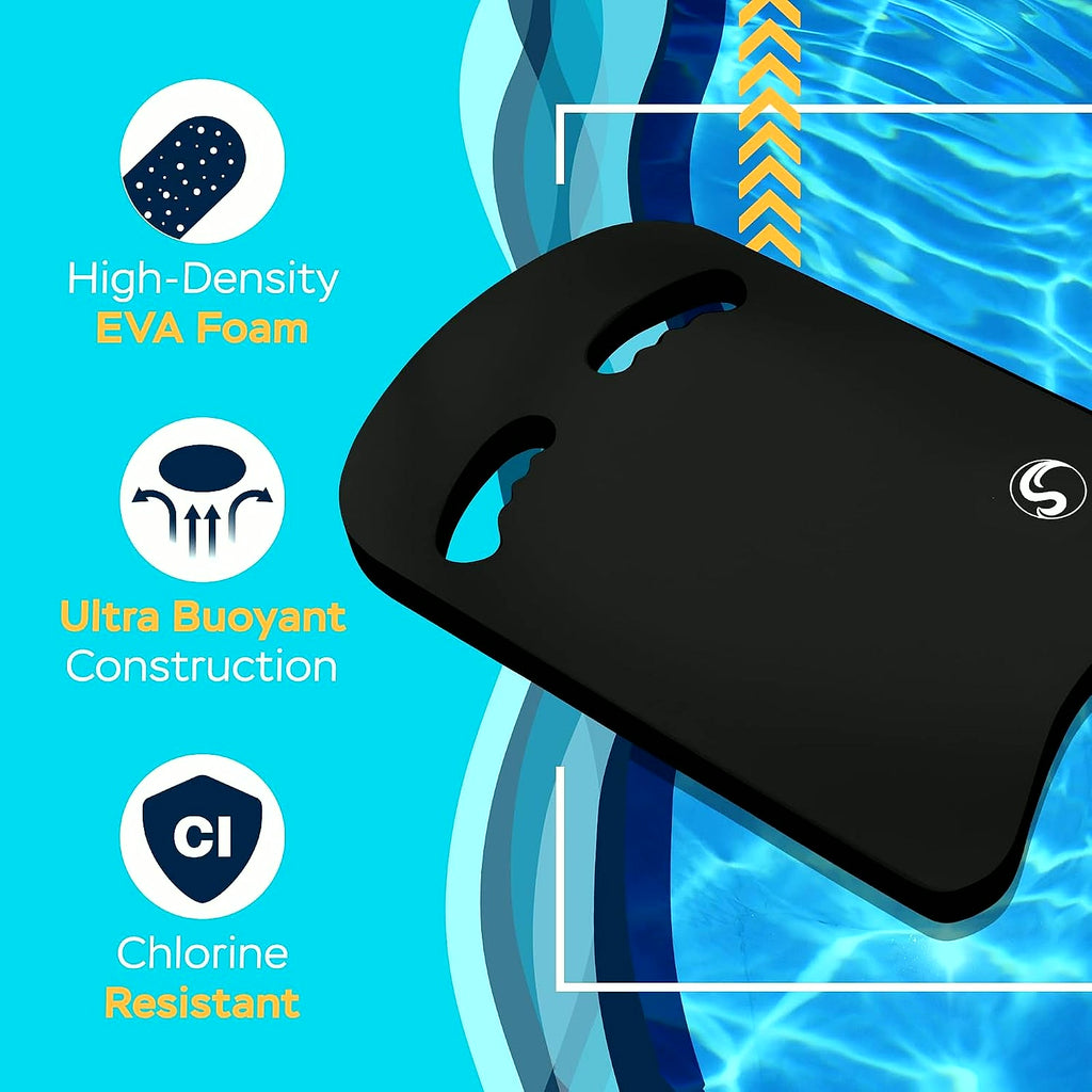 Swimming Kickboard - One Size Fits All - a Great Training Aid for Children and Adults