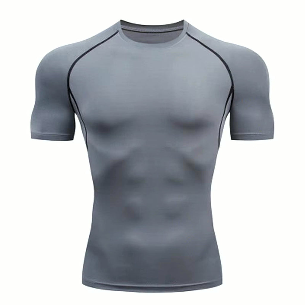 PrimeBuild Men's Compression Performance Shirt, product view 4