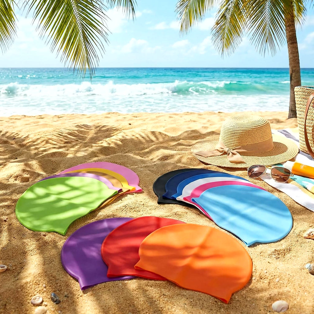 PrimeBuild Silicone Swim Caps, product view 5
