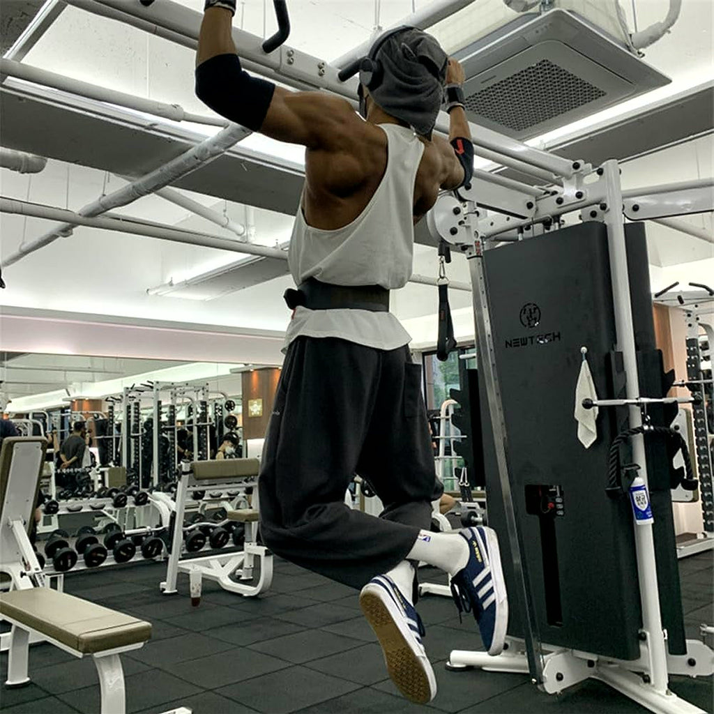 Men'S Gym Bodybuilding Stringer Tank Top Workout Muscle Cut Shirt Fitness Sleeveless Vest