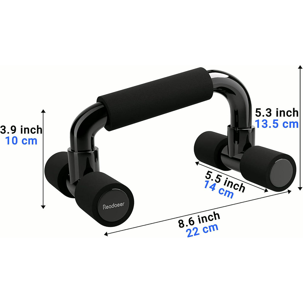 Push up Bars Gym Exercise Equipment Fitness 1 Pair Pushup Handles with Cushioned Foam Grip and Non-Slip Sturdy Structure Push up Bars for Men & Women