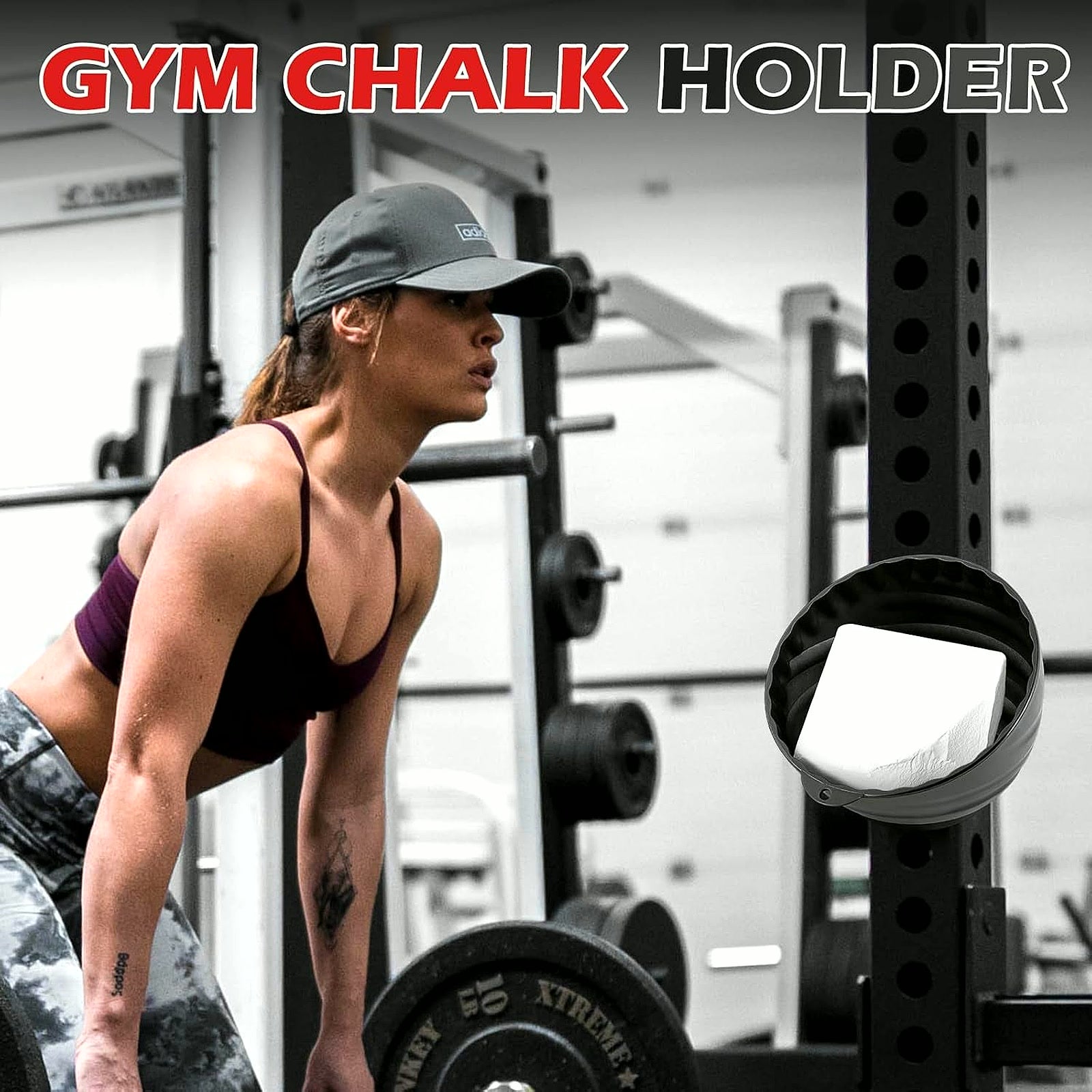 PrimeBuild Magnetic Gym Chalk Holder, product view 5